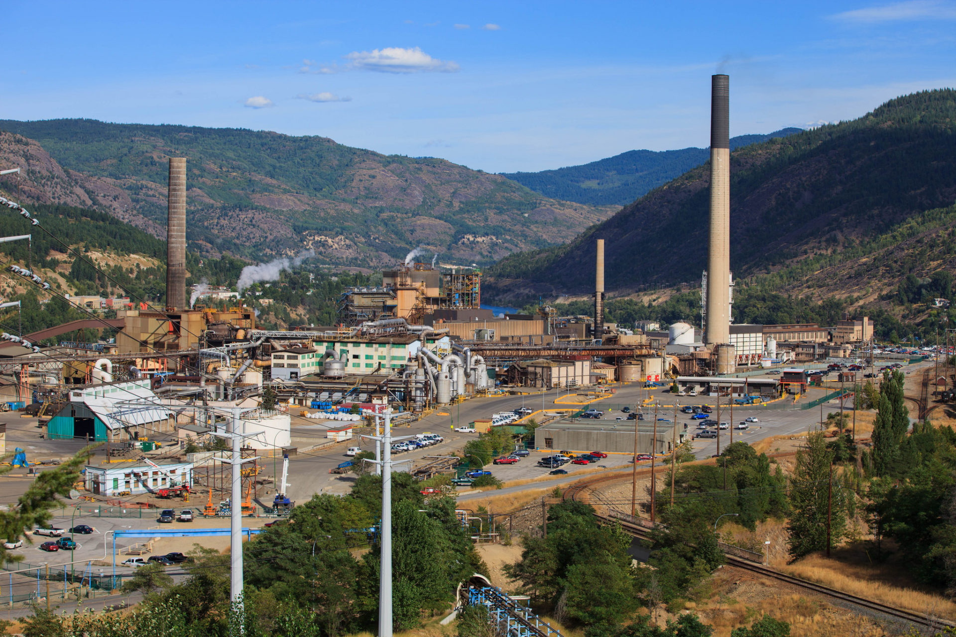 A Canadian critical-minerals processing facility in British Columbia.