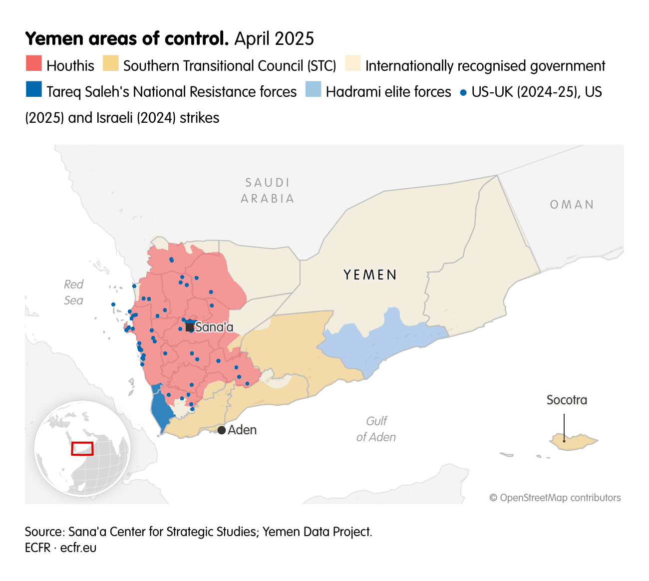 A verified map of Yemen’s front lines around Taiz and Mocha following the 2022 UN-mediated truce.