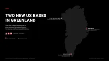 U.S. to Establish Two Military Bases in Greenland