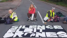 Protesters Blockade Elbit Systems Over Israel Weapon Supplies