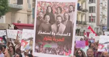 Protests in Tunis escalate over jailed Gaza flotilla activists’ fate as a hunger strike threatens life