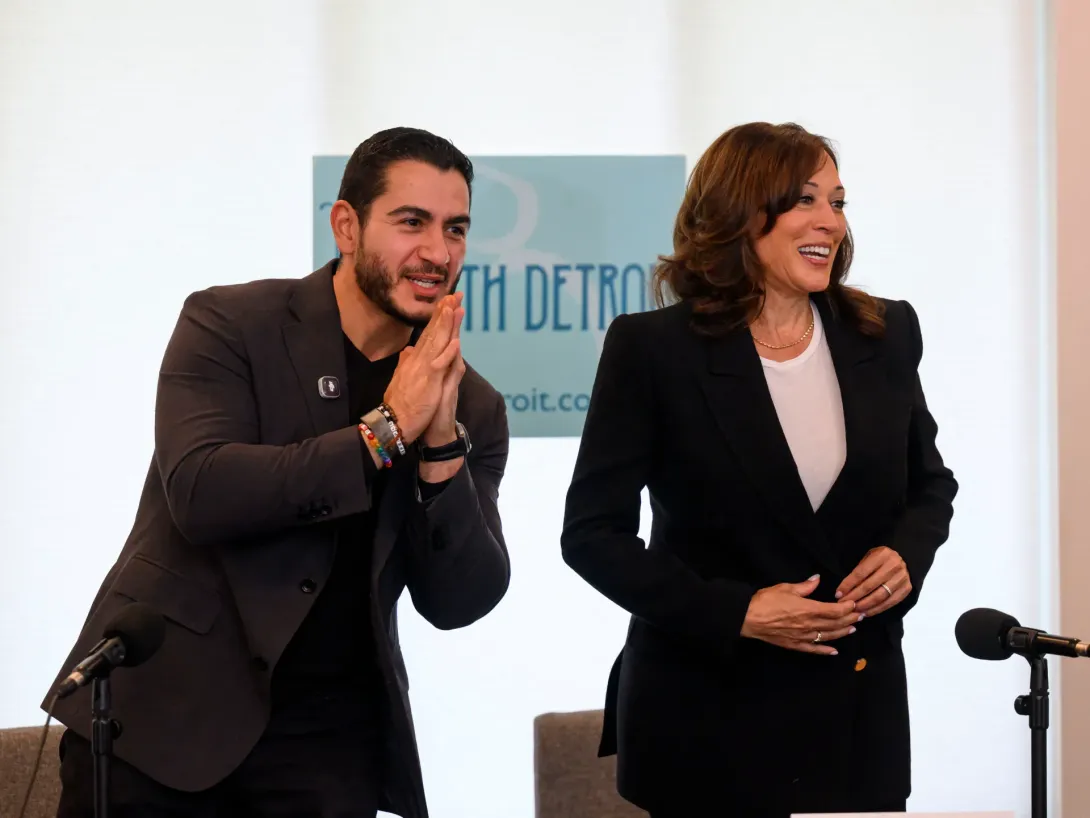 Kamala Harris and Abdul El-Sayed Campaign for Democratic Unity